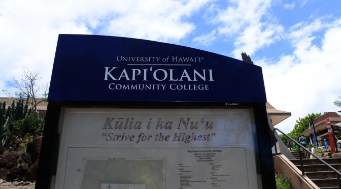 kapiolani community college